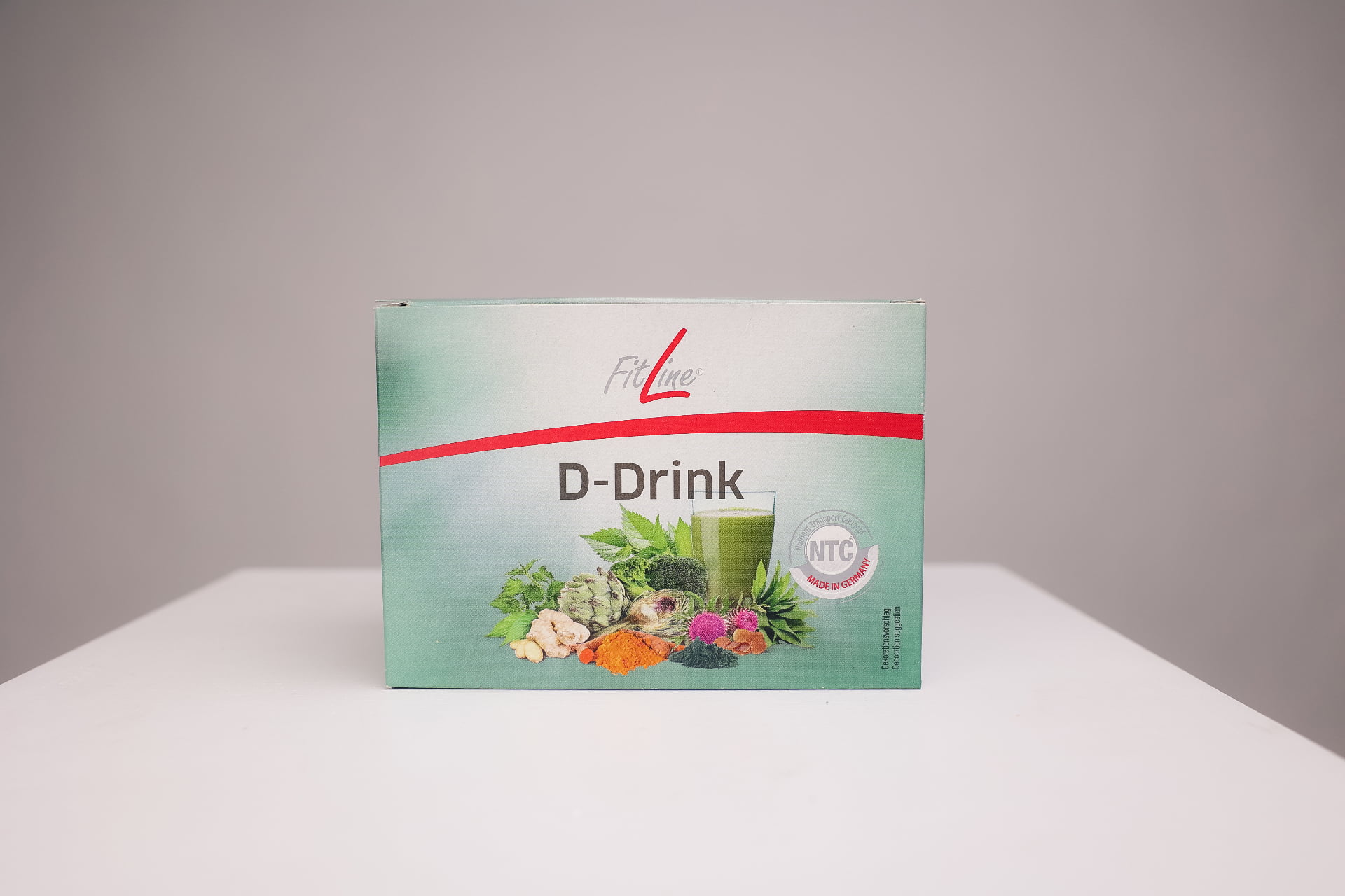 FitLine D-Drink detoksikacijos gėrimas - žalias paketėlis su obuolių skoniu